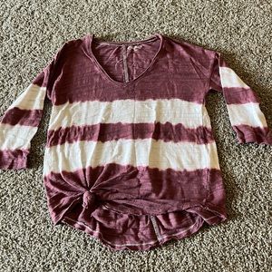 Mudd tie knot shirt